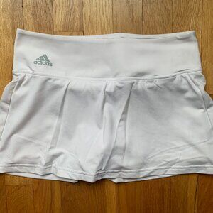 White Adidas Tennis Skirt Womens Small